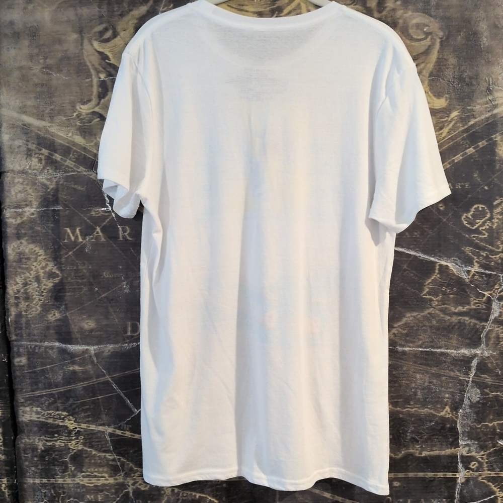 The Simpsons Men's T-Shirt White Medium Best Dad Bod - Picture 4 of 4